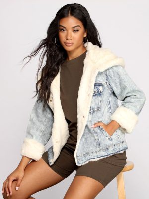 Faux-Ever Stylin' Denim Jacket