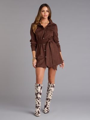 Autumn Luxe Faux Suede Trench Jacket