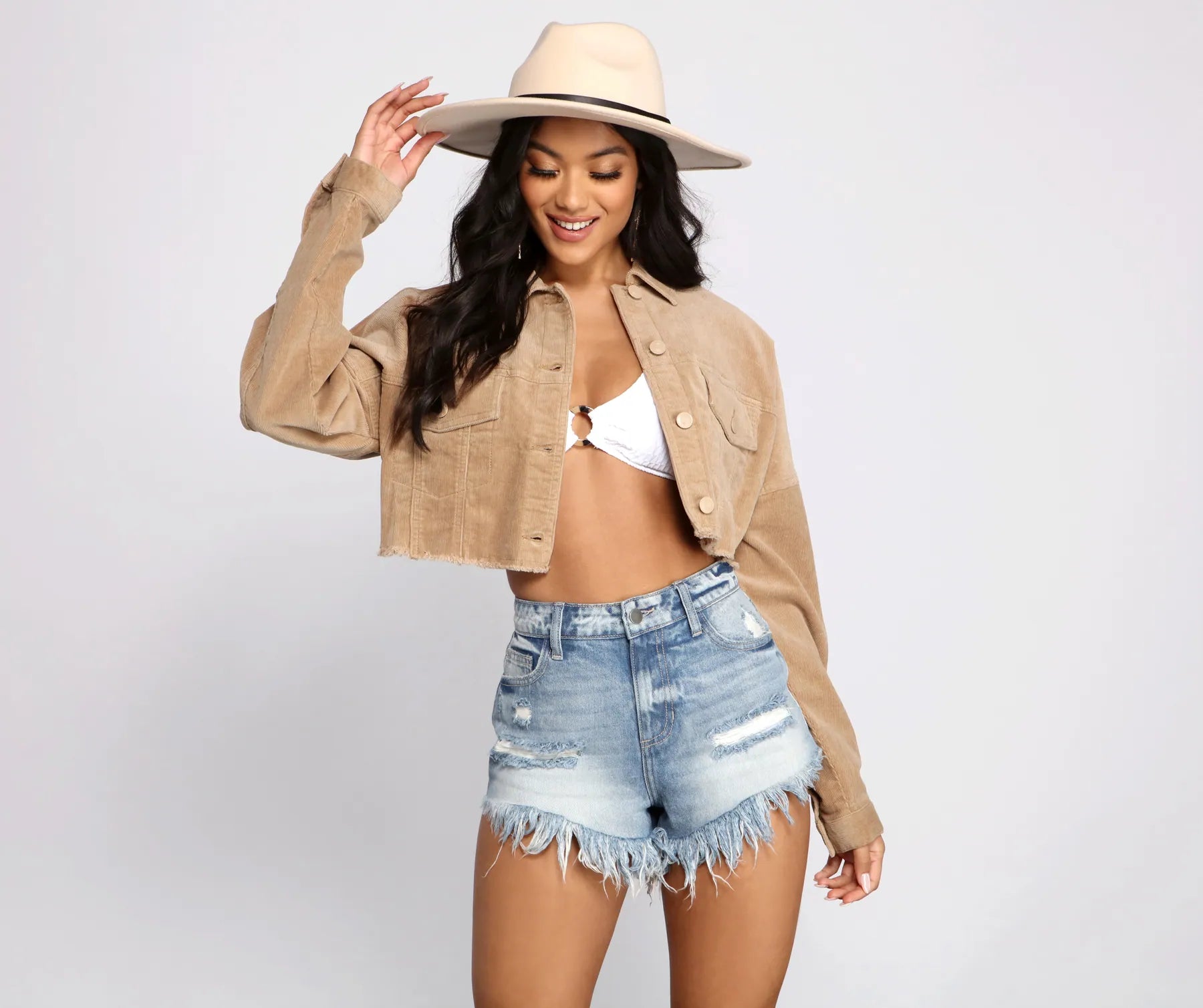 Buttoned Up Corduroy Jacket - Image 8