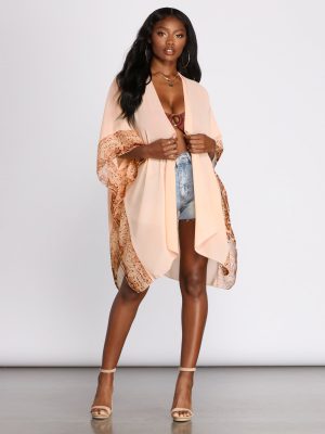 Viper Vibe Chiffon Kimono