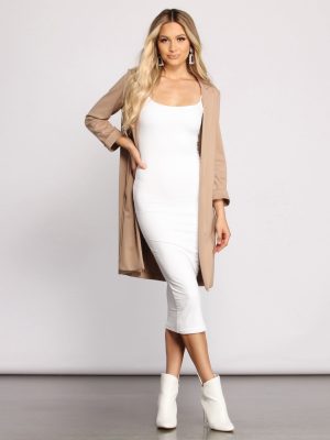 Always Chic Long Line Blazer