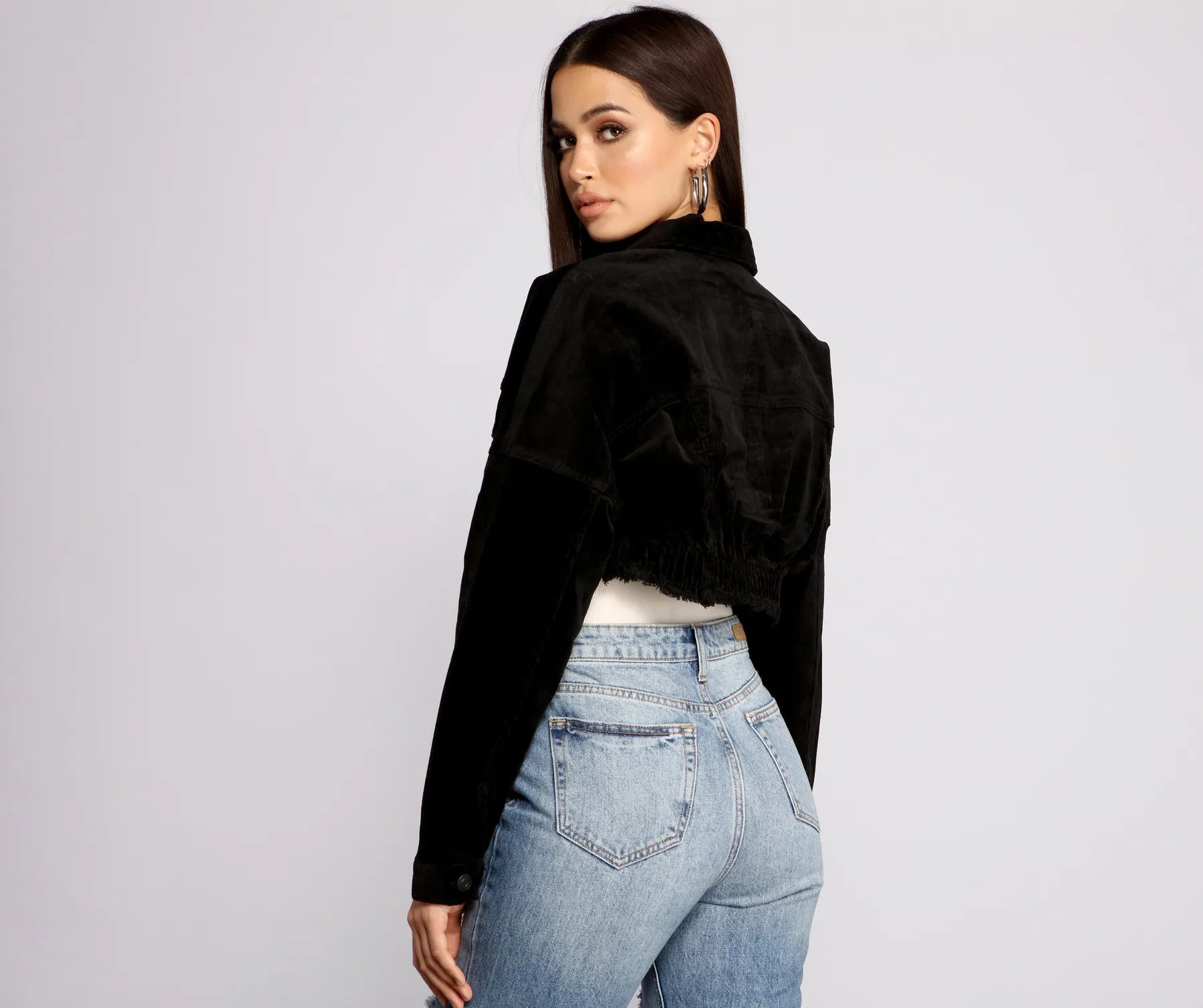 Buttoned Up Corduroy Jacket - Image 11