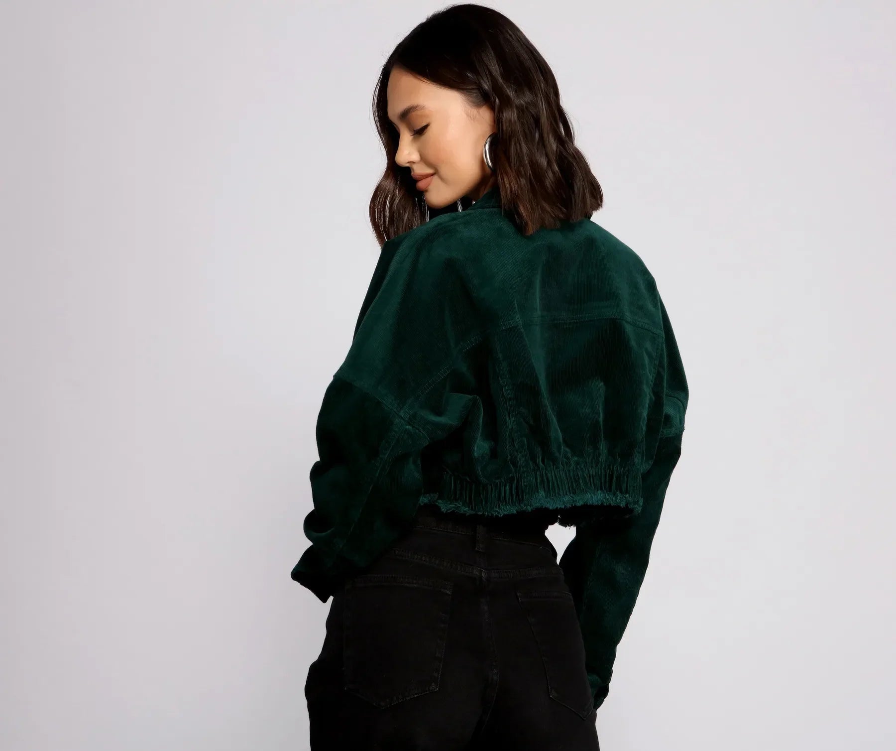 Buttoned Up Corduroy Jacket - Image 15