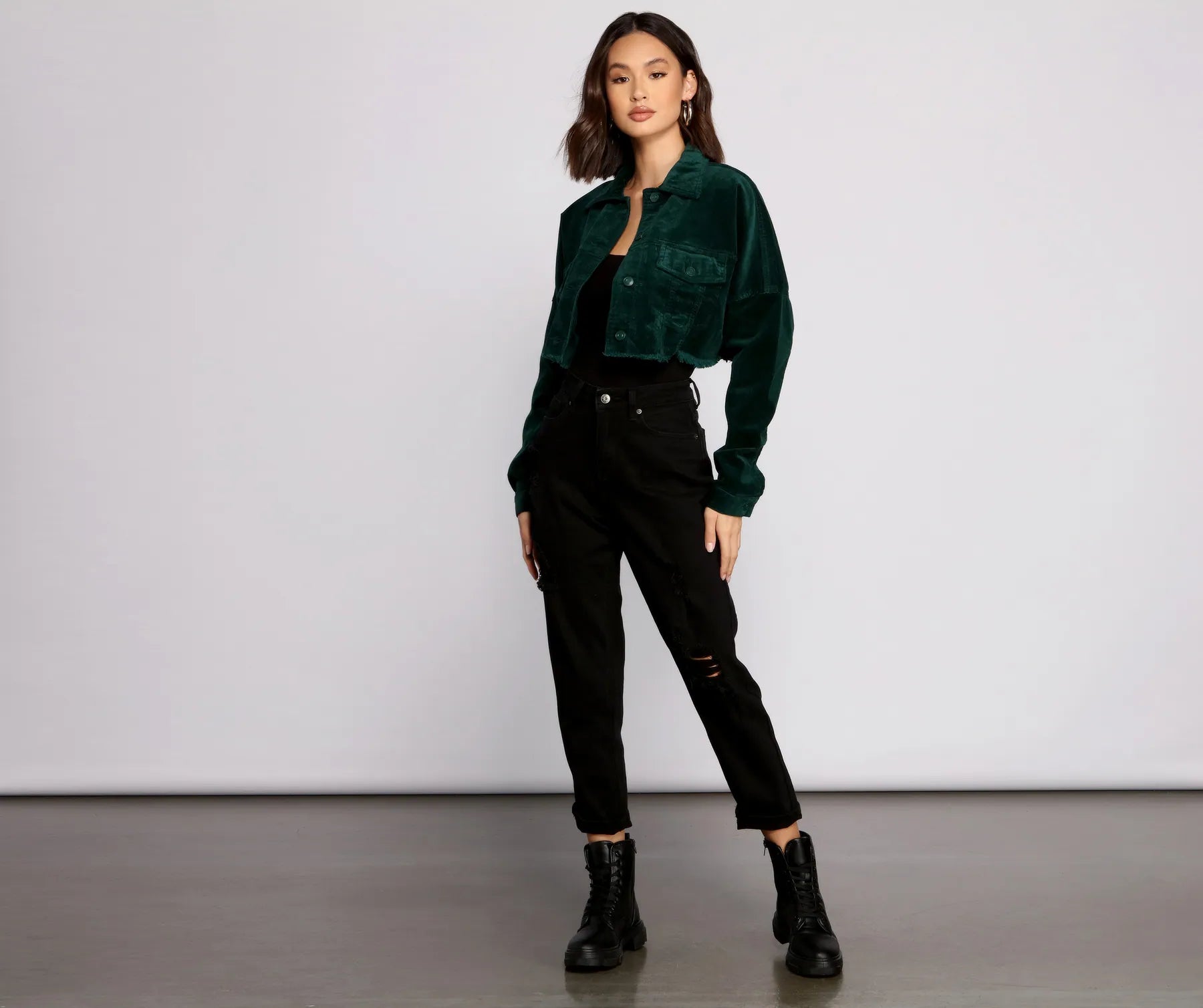 Buttoned Up Corduroy Jacket - Image 17