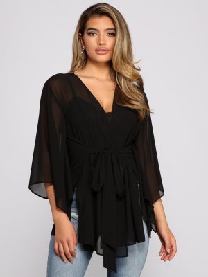 Chic Airy Chiffon Kimono