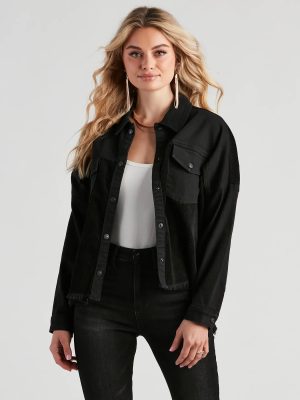 Chill Vibes Denim And Corduroy Jacket