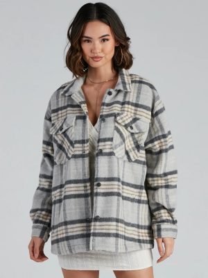 Cozy Casual Plaid Wool Shacket