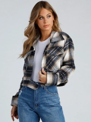 Cozy On Over Plaid Shacket