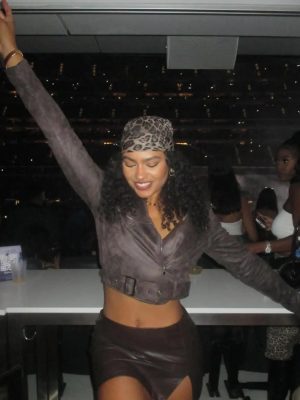 Cool Vibes Only Faux Suede Belted Moto Jacket