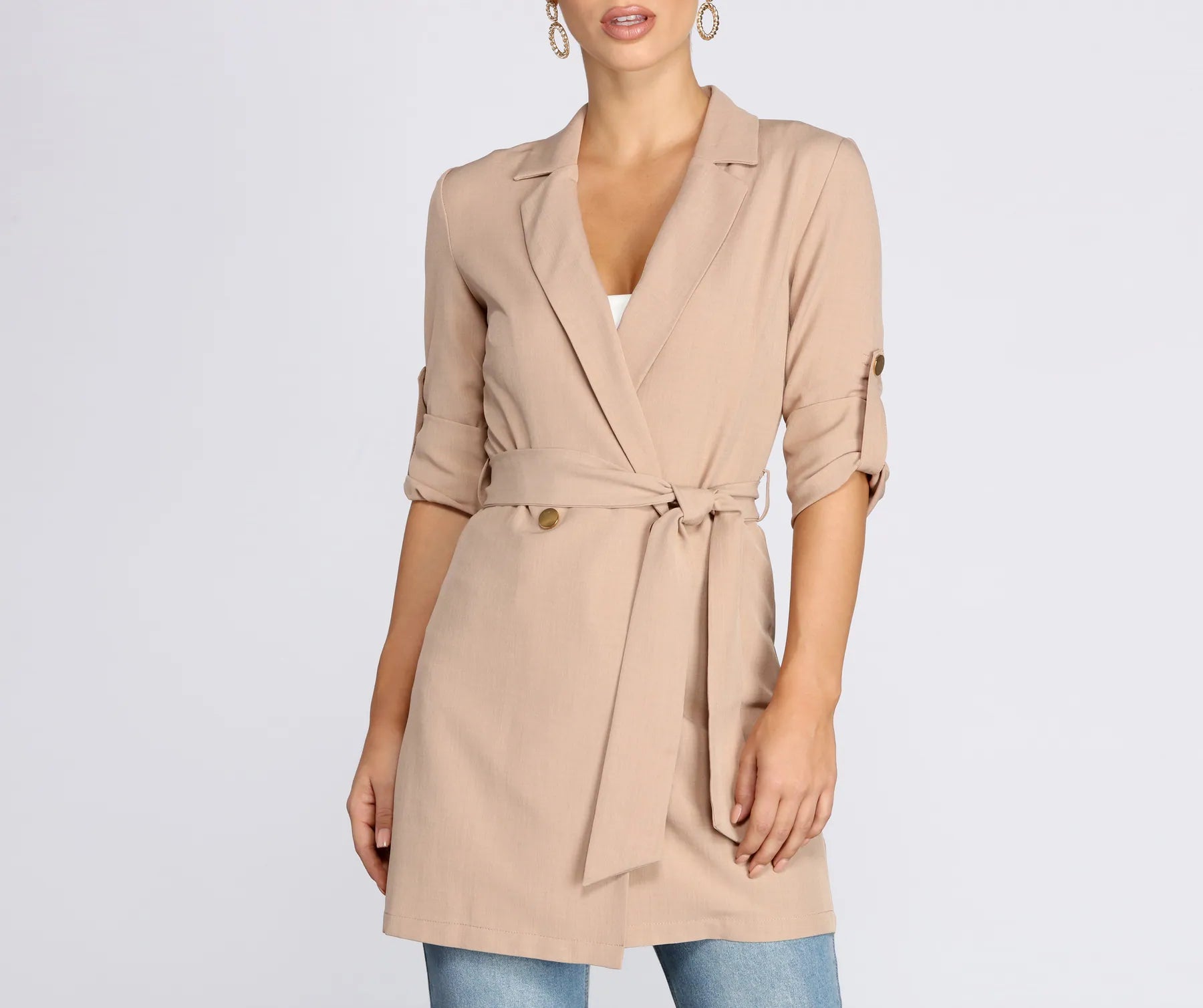 Boss Babe Trench Coat - Image 4
