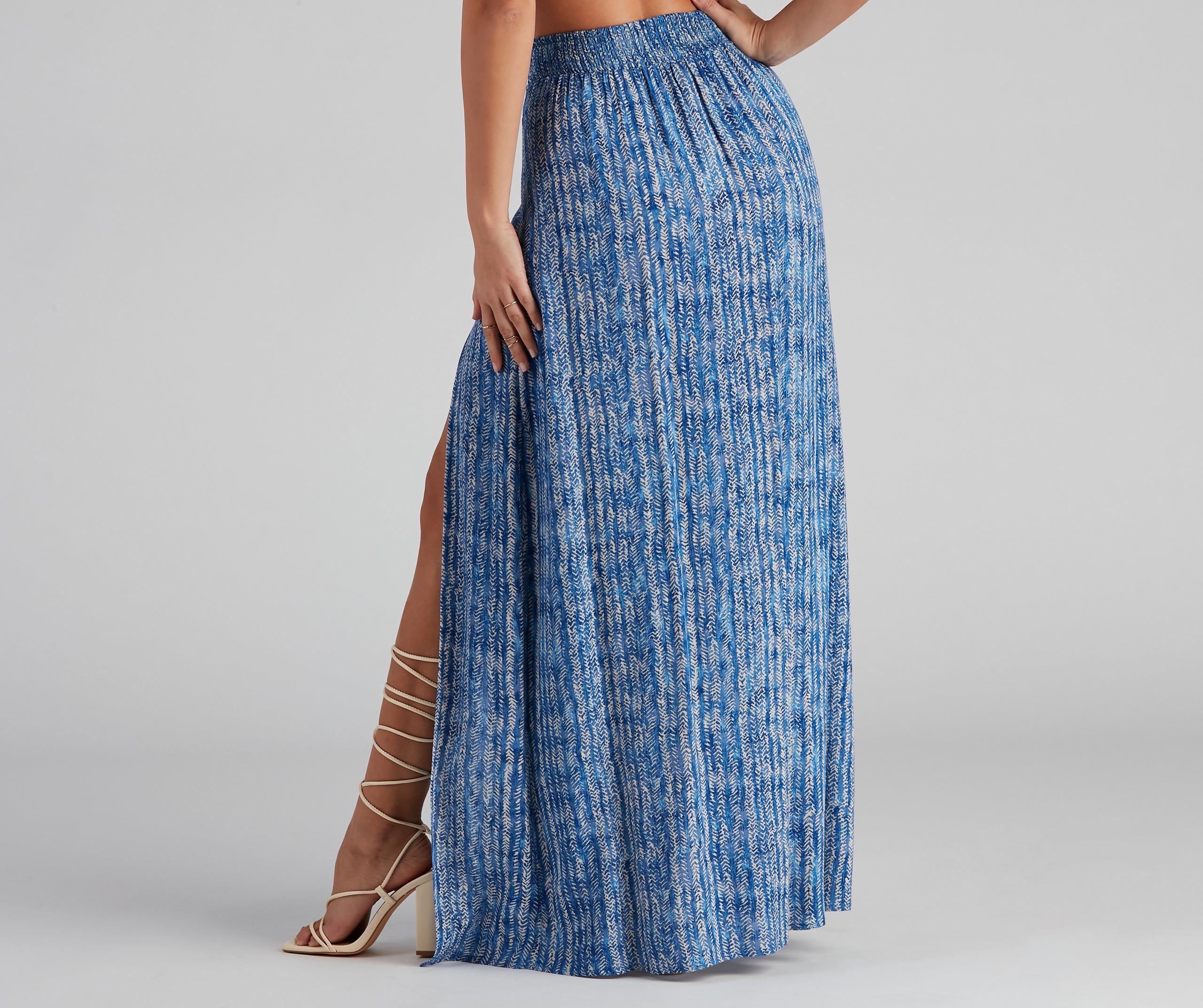 Girl's Trip Boho Slit Maxi Skirt - Image 3