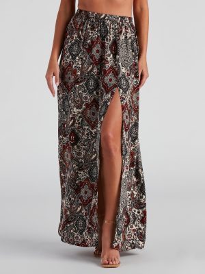 Who's That Girl Boho Maxi Skirt