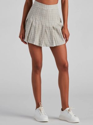 Totally Fab Plaid Skort
