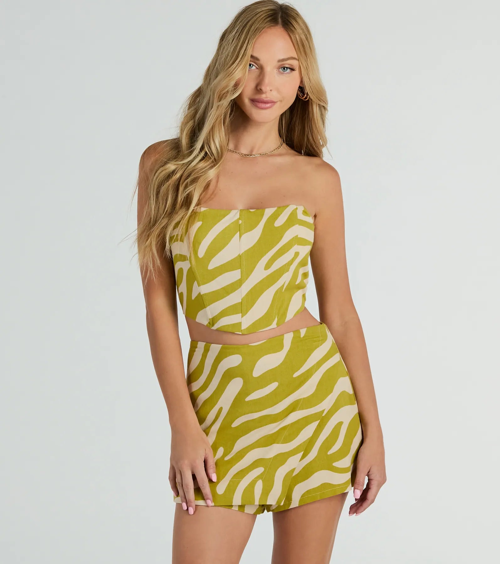 Wild Thing High Rise Zebra Print Skort - Image 4