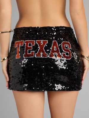 Hooked On Sparkle Sequin Texas© Mini Skirt