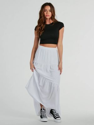 Flawless Duo Tiered Maxi Skirt