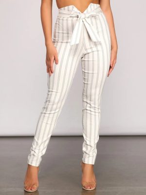 Nautical Vibes Tie-Waist Pants