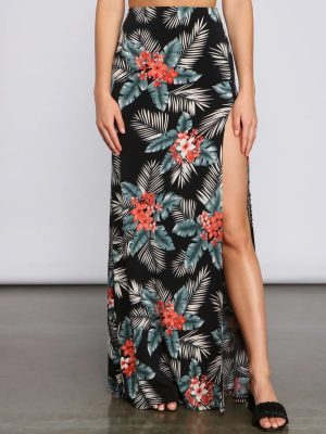 Pretty In Paradise Maxi Skirt