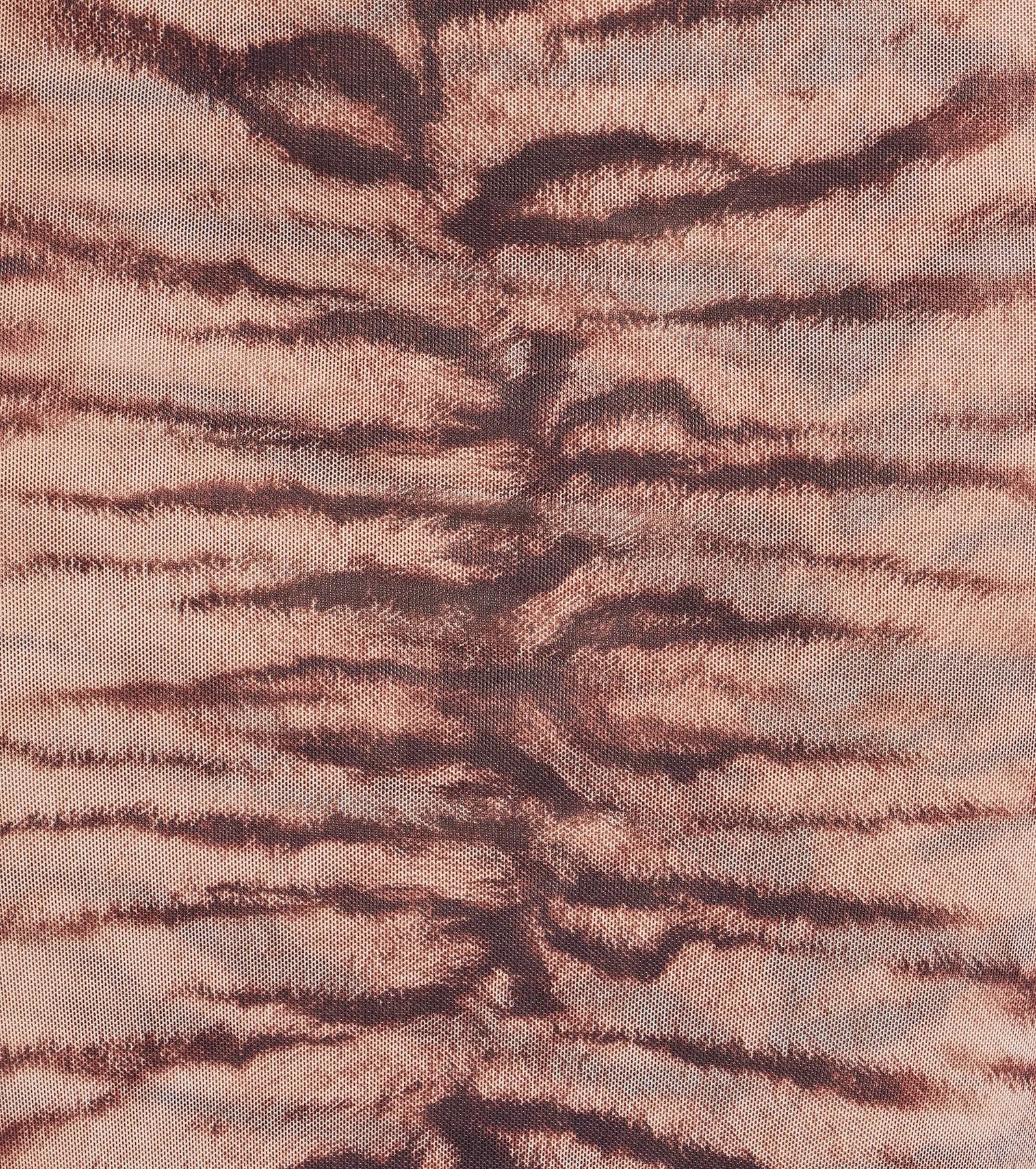 Strut It Out Abstract Zebra Maxi Skirt - Image 5