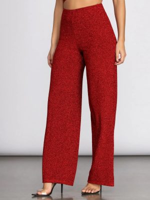 Fiery Fashionista Wide Leg Pants