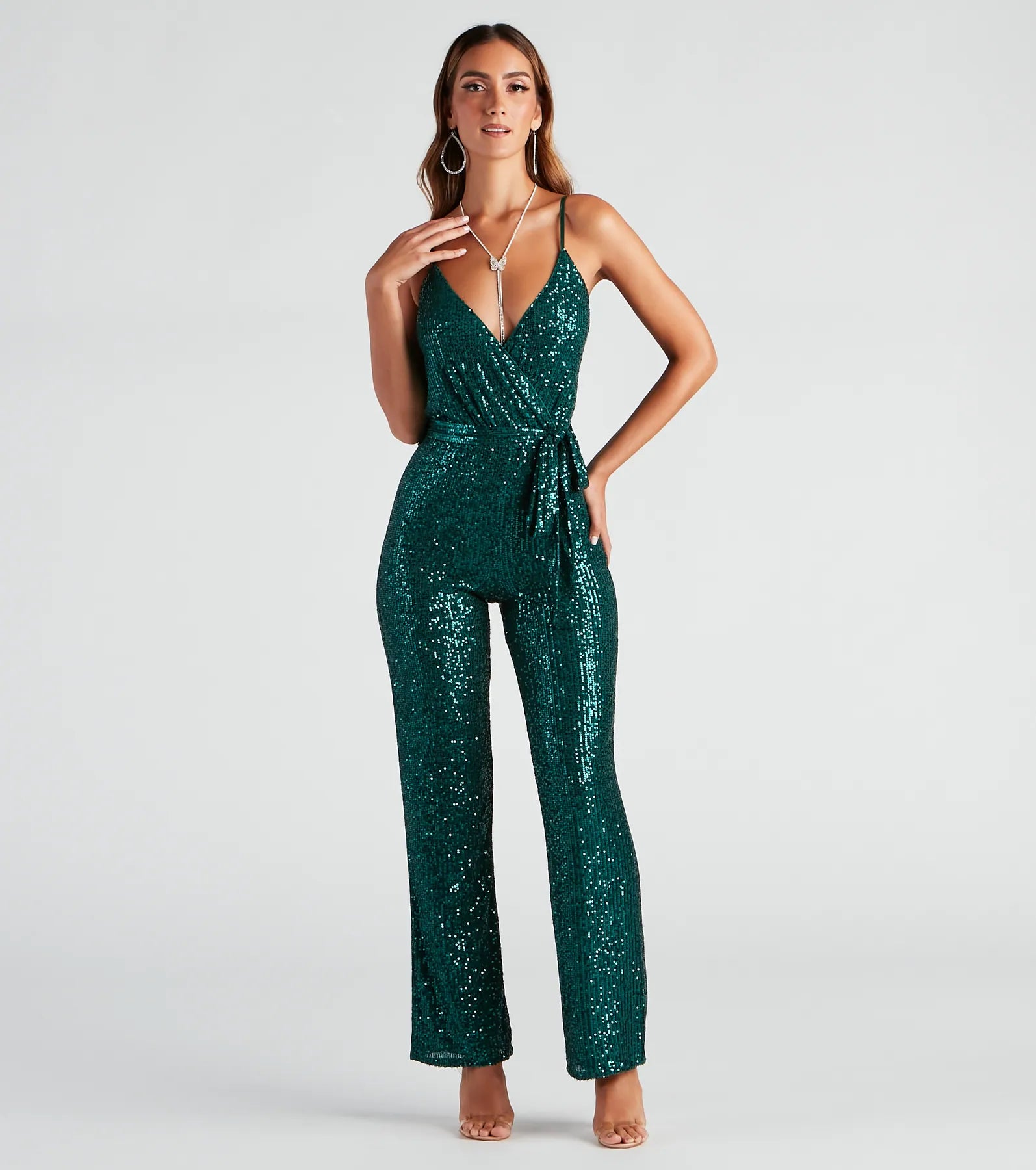 Alluring Glamour Sequin Jumpsuit - Image 6