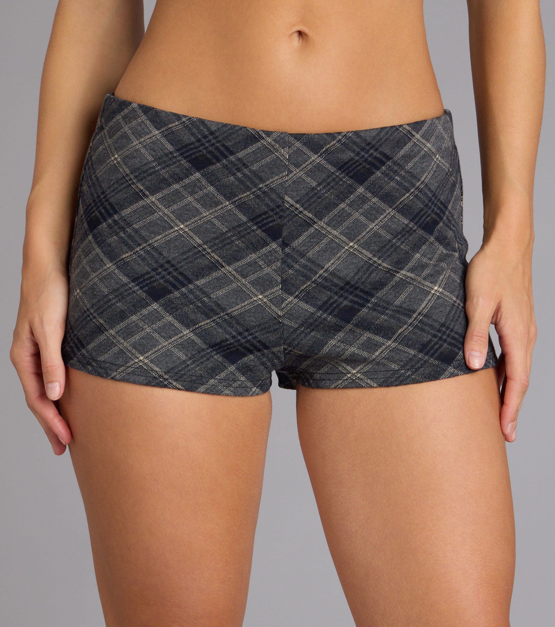 Checkmate Vibes Plaid Hot Shorts - Image 4