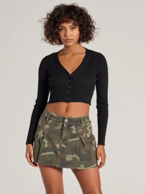 Adventurous Babe Camo Pleated Cargo Mini Skirt