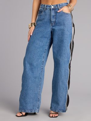 Street Circuit High-Rise Wide Leg Denim Jeans