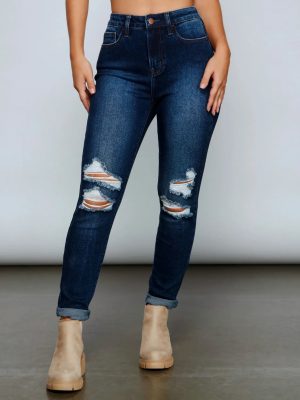 Taylor High Rise Cropped Skinny Jeans