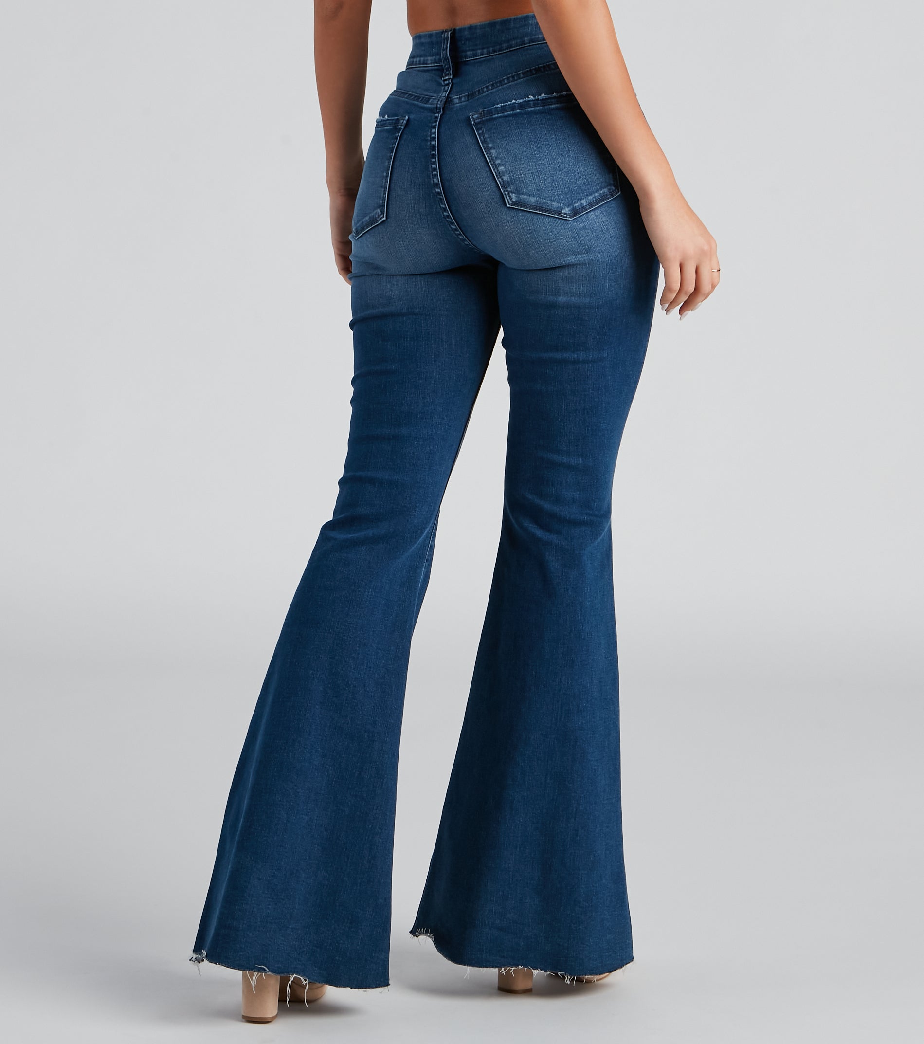 Bri High Rise Flare Jeans By Windsor Denim - Image 3