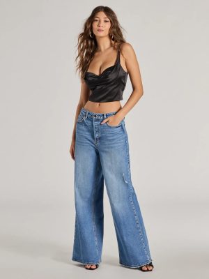 Effortless Fave Mid-Rise Wide-leg Jeans