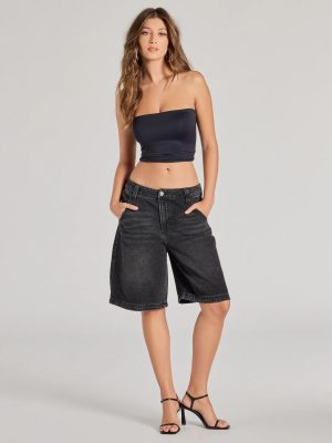 Born To Be Trendy Mid-Rise Denim Jorts