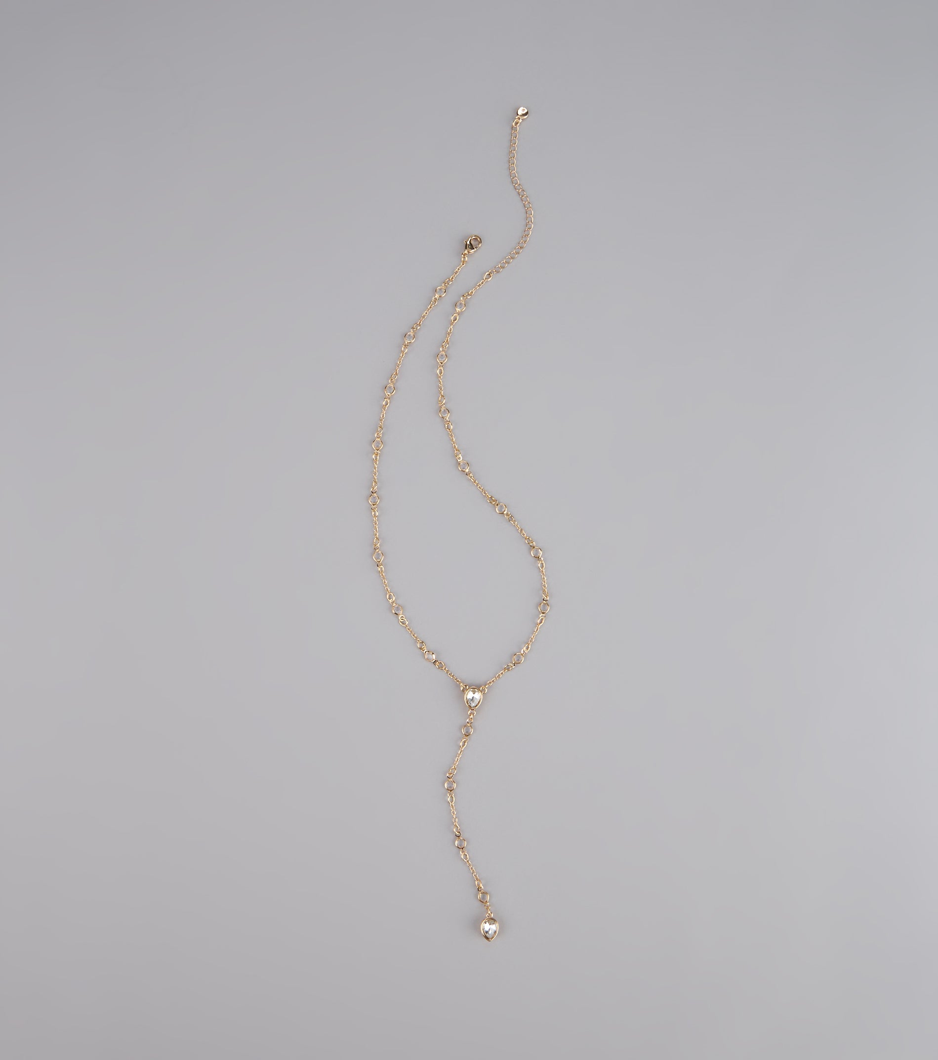Dainty Glow Rhinestone Necklace