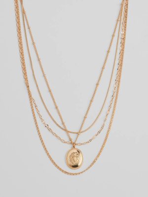 Layered Sleekness Pendant Necklace