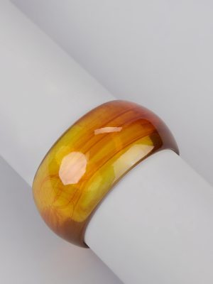 Bold Accents Resin Bangle Bracelet