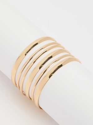 Sleek Trend Bangle Bracelet Set
