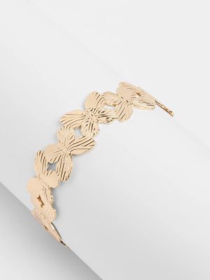 Cute Glam Butterfly Bangle Bracelet