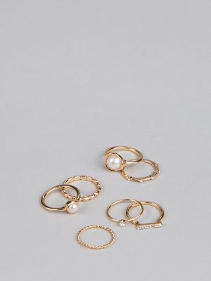 Modern Muse Seven Pack Ring Set
