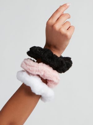 Six Pack Faux Fur Scrunchies