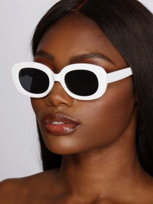 Too Cool For 'Em Oval Sunglasses