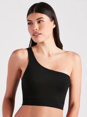Relax A Little Seamless One-Shoulder Tank Bra