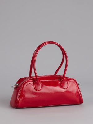 Bold And Glossy Patent Shoulder Bag
