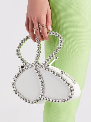 Wing Span Rhinestone Butterfly Crossbody Bag