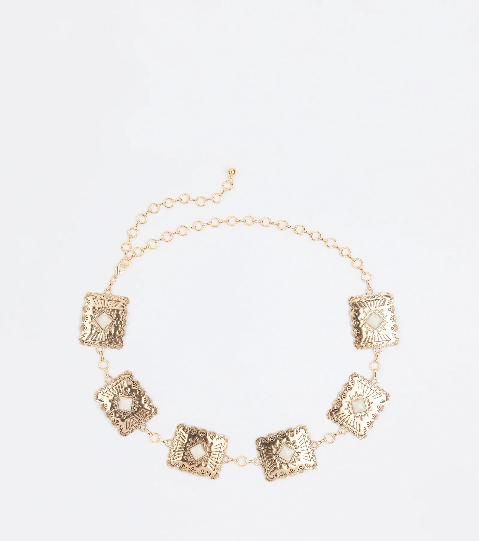 Western Vibes Colored Stone Chain Belt - Image 7