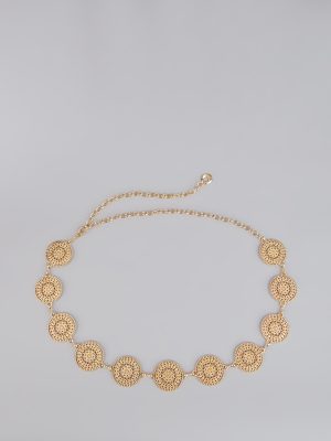 Linked in Luxe Filigree Chain Belt