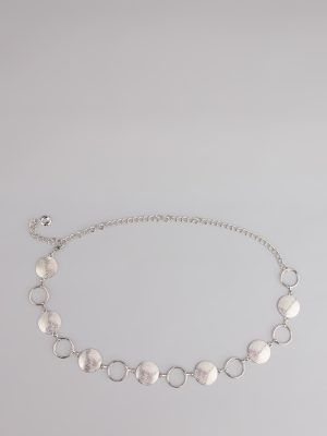 Looped In Luxe Disc Chain Belt