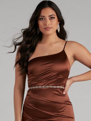 Time To Shine Rhinestone Braid Belt