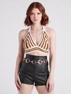 Under The Night Sky Moon And Star Chain Belt