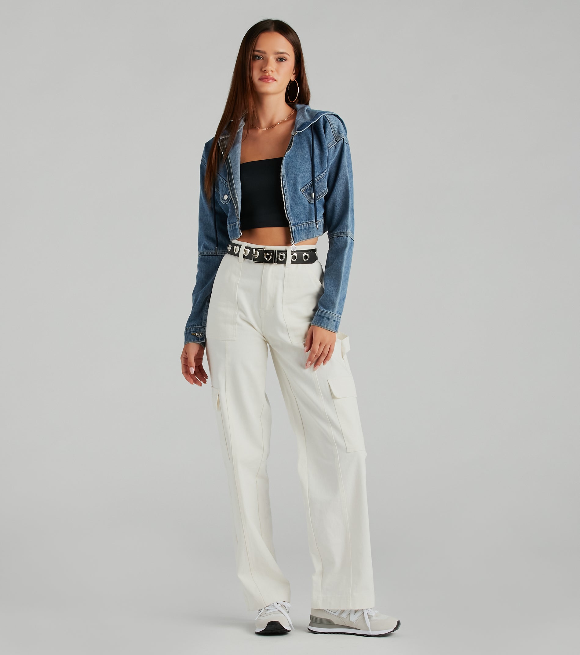 All The Trendy Vibes Heart Detail Belt - Image 2