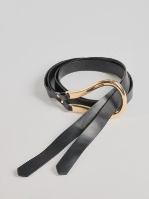 Trendy Silhouette Loop Buckle Wrap Belt